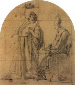 Corona di Napoleone holding Giuseppina Corona di Napoleone holding Giuseppina