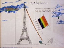Rainbow Tower Eiffel Progetto Schizzo Rainbow Tower Eiffel Progetto Schizzo