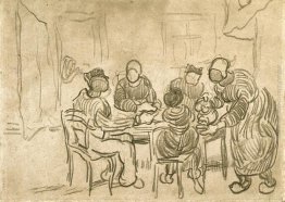 Sketch del dipinto "I mangiatori di patate" Sketch del dipinto "I mangiatori di patate"