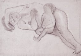 Reclining Mother and Child Reclining Mother and Child