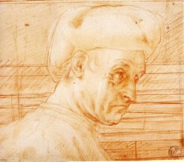 Studio di un uomo con un cappello Studio di un uomo con un cappello