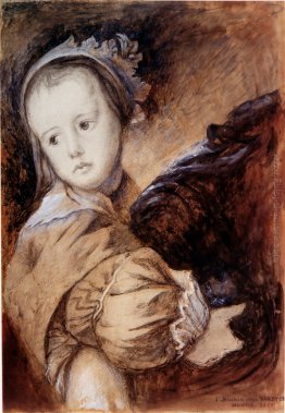 Copia di una ragazza nel ritratto di Van Dyck della moglie di Co Copia di una ragazza nel ritratto di Van Dyck della moglie di Co