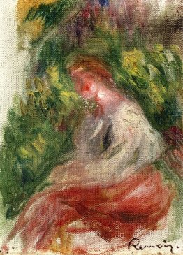 Giovane donna, seduta Giovane donna, seduta