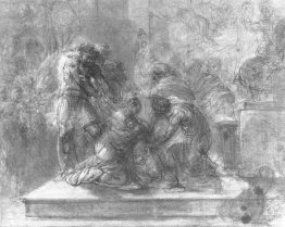 Sacerdoti pagani che uccidono i primi cristiani Kiev nel tempio Sacerdoti pagani che uccidono i primi cristiani Kiev nel tempio