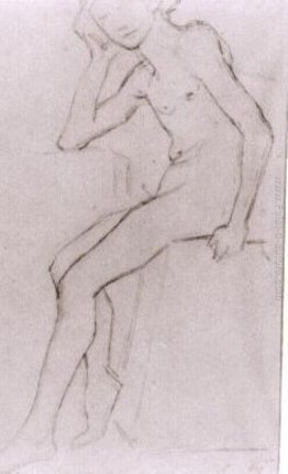 Nudo seduto dopo Bargues Nudo seduto dopo Bargues