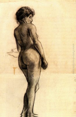 Standing Nudo Femminile di spalle Standing Nudo Femminile di spalle