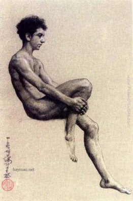Figura maschile seduta Figura maschile seduta