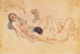 Due nudi e un gatto Due nudi e un gatto