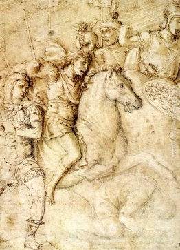 Studio di un antico Bassorilievo della Arco di Costantino Studio di un antico Bassorilievo della Arco di Costantino