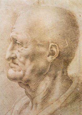 Profilo di un uomo anziano Profilo di un uomo anziano
