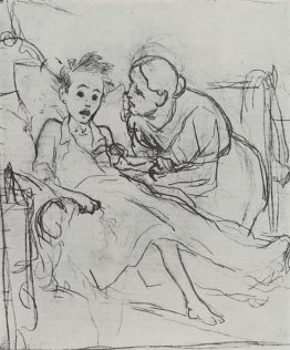 Madre con il bambino malato Madre con il bambino malato