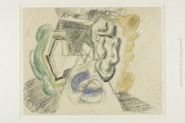 Composizione astratta / Figure in un paesaggio Composizione astratta / Figure in un paesaggio