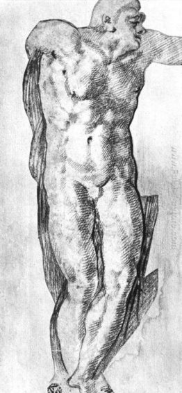 Studio di un uomo nudo Studio di un uomo nudo