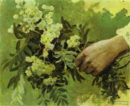 Una mano con i fiori Una mano con i fiori
