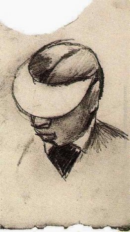 Testa di un uomo con la protezione (Ombra di litografo) Testa di un uomo con la protezione (Ombra di litografo)
