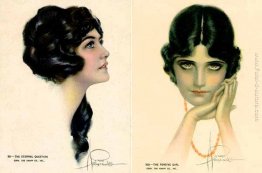 L'eterna domanda e il Pensieroso ragazza L'eterna domanda e il Pensieroso ragazza