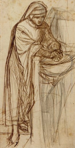 Sketch Per Dante A Verona, con uno studio preliminare per la fig Sketch Per Dante A Verona, con uno studio preliminare per la fig