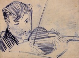 Violinista visto di fronte Violinista visto di fronte