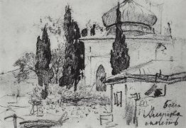 Cipressi nella moschea Cipressi nella moschea