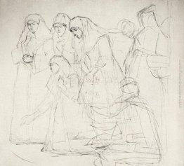 Figure femminili, vagabondo, delirante (Studio su "Boyarynya Mor Figure femminili, vagabondo, delirante (Studio su "Boyarynya Mor