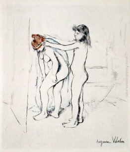Madre e figlia Dopo il bagno II Madre e figlia Dopo il bagno II