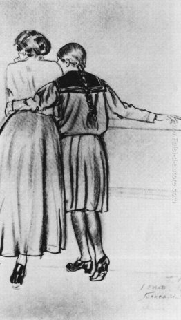 Sul ponte (la moglie e la figlia del pittore) Sul ponte (la moglie e la figlia del pittore)