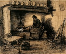 Donna preparare un pasto Donna preparare un pasto