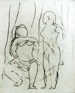 Seduti nudo e in piedi nudi Seduti nudo e in piedi nudi