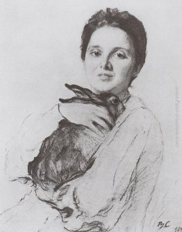 Ritratto di K.A. Obninskaya con il coniglietto Ritratto di K.A. Obninskaya con il coniglietto