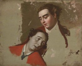 La morte del generale Wolfe a Quebec, 1759 La morte del generale Wolfe a Quebec, 1759