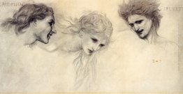 Testa Studio per La maschera di Cupido Testa Studio per La maschera di Cupido