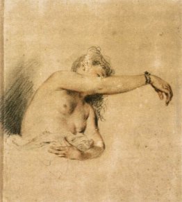 Nudo con braccio destro alzato Nudo con braccio destro alzato