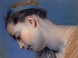 Studio di un volto di donna Studio di un volto di donna