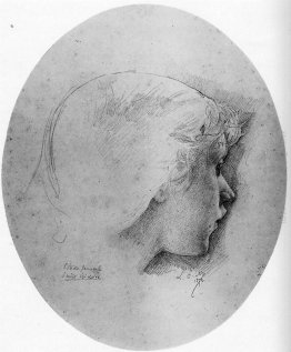 Studio per la testa di un angelo a Saint Isidore Studio per la testa di un angelo a Saint Isidore