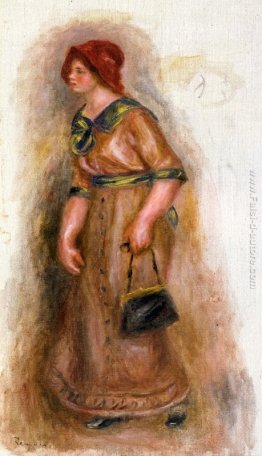 Donna con il sacchetto Donna con il sacchetto