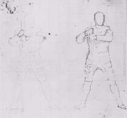 Standing guerriero Standing guerriero