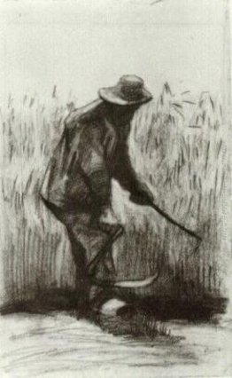 Contadino con falce, visto da tergo Contadino con falce, visto da tergo