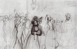 Schizzo delle illustrazioni per di Gogol 'Prospettiva Nevsky' Schizzo delle illustrazioni per di Gogol 'Prospettiva Nevsky'