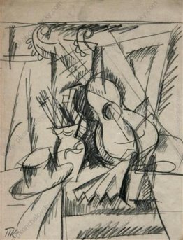 Disegnare una natura morta con la chitarra Disegnare una natura morta con la chitarra