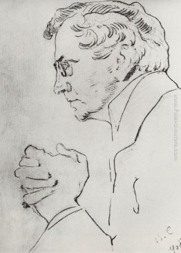 Ritratto di V.I. Kachalov Ritratto di V.I. Kachalov