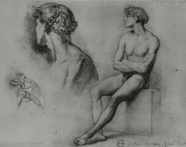 Nudo maschile e di altri studi Nudo maschile e di altri studi