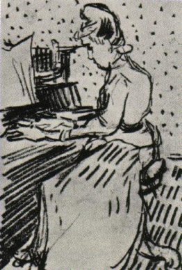 Gachet Mademoiselle al pianoforte Gachet Mademoiselle al pianoforte