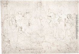 Studi su una "immagine della Vergine" grande Madonna col Bambino Studi su una "immagine della Vergine" grande Madonna col Bambino