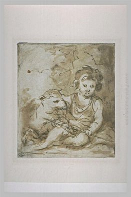 San Giovanni Battista con un agnello San Giovanni Battista con un agnello