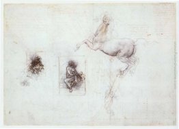 Studi di Leda e un cavallo Studi di Leda e un cavallo