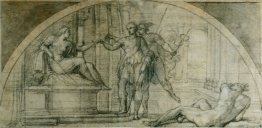 Mercurio protegge Ulisse dalle fascino di Circe Mercurio protegge Ulisse dalle fascino di Circe