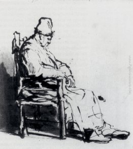 Seduti Old Man (forse Rembrandt`s padre) Seduti Old Man (forse Rembrandt`s padre)