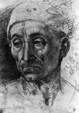 Testa di un poeta che indossa un cappello Testa di un poeta che indossa un cappello