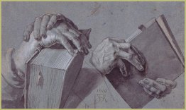 Due mani che tengono Un Paio Di Libri Due mani che tengono Un Paio Di Libri