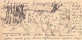Campo di erba con denti di leone e tronchi d'albero Campo di erba con denti di leone e tronchi d'albero